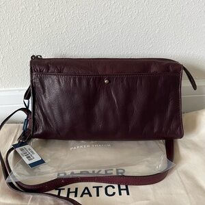 Parker Thatch Lily crossbody Oxblood Burgundy